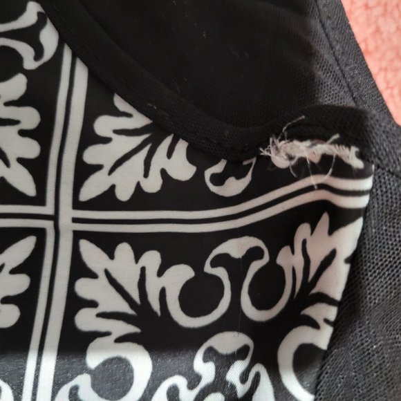 Desigual Mandala Floral Semisheer Long-Sleeve Top - Picture 9 of 17